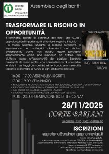 Assemblea iscritti 28 Novembre 2025 – programma